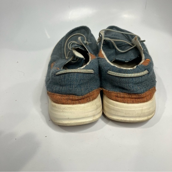 Hey Dude Welsh slip on loafers in chambray blue size 12 - Picture 4 of 8